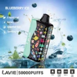 lavie 50000 puffs rechargeable disposable vape pod system disposable vape e cigarette flavor nicotine