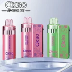 okso switch kit 50000 puffs disposable vape mesh coil smooth hit puffs flavor
