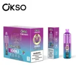 okso tornado 100k puffs disposable vape Salt Nicotine pod system airflow