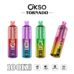 okso tornado 100k puffs disposable vape battery china puffs