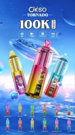 okso tornado 100k puffs disposable vape wholesale bulk order china e cigarette vape pen