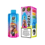 zooy 6 in 1 120k puffs vape 120000 airflow vape pen rechargeable pod system