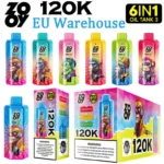 zooy 6 in 1 120k puffs vape 120000 china wholesale e cigarette vape device smooth hit